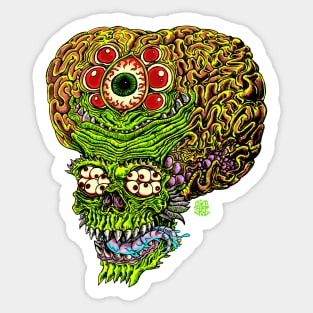 Mars Monster Sticker